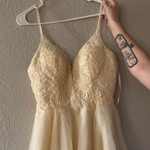 Champagne Formal Dress